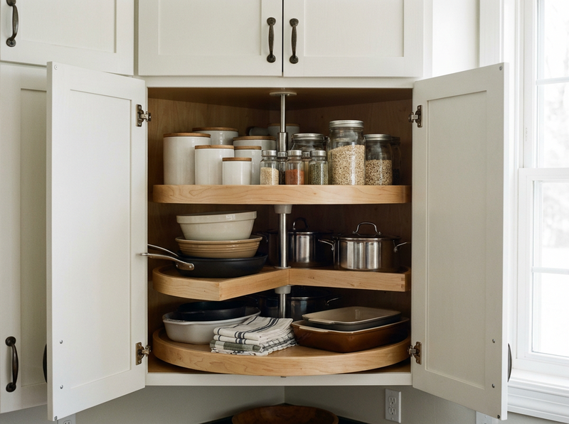 Corner Cabinet Carousel